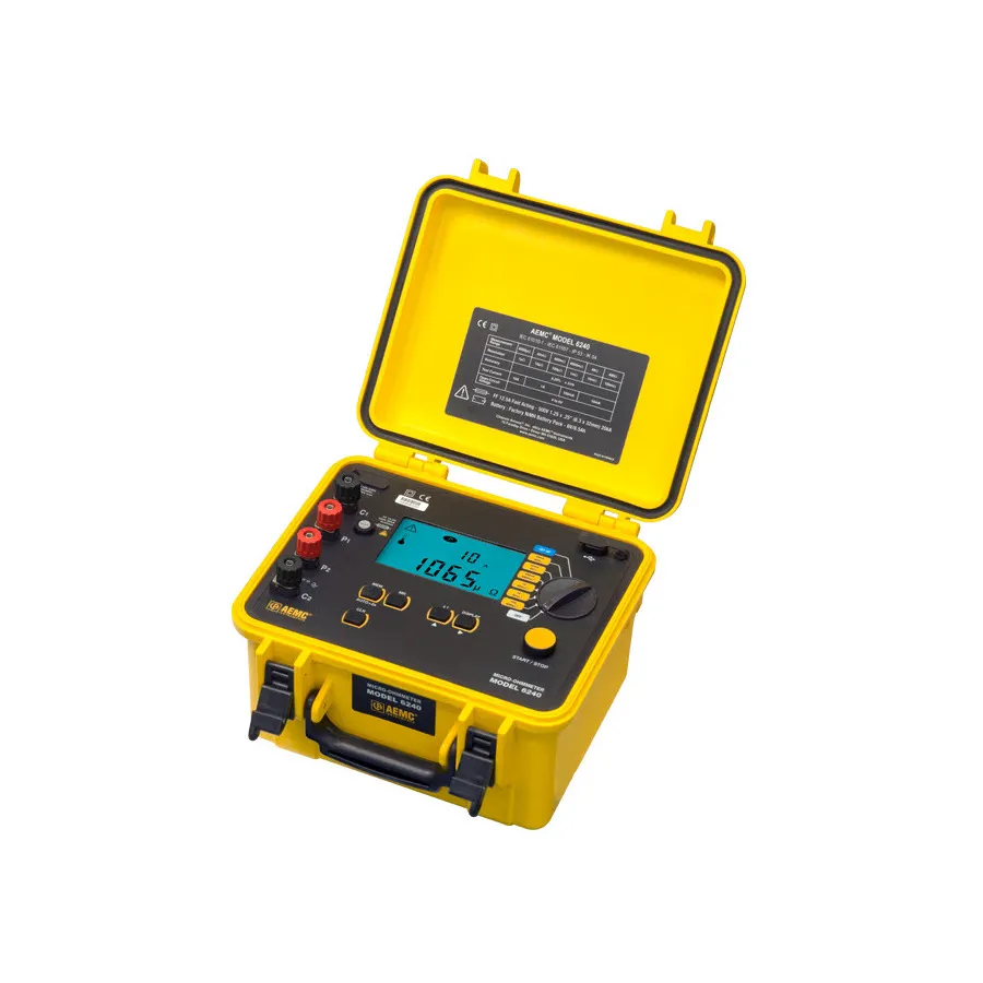 AEMC 6240 Mikro-Ohm-Widerstandsmessgerät