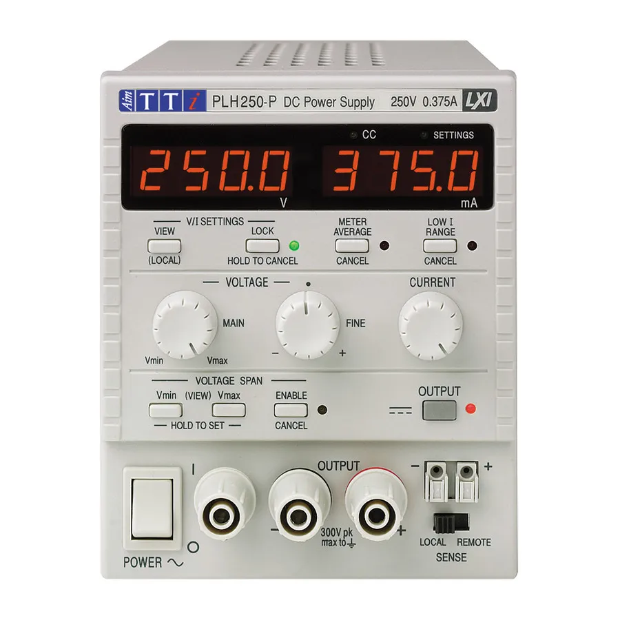 Aim TTi PLH250-P programmierbare Gleichstromversorgung