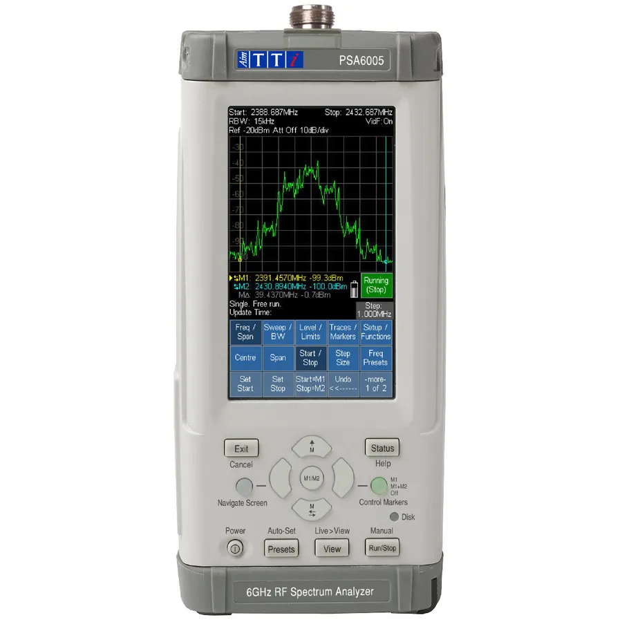 Aim TTi PSA6005 tragbarer HF-Spektrumanalysator