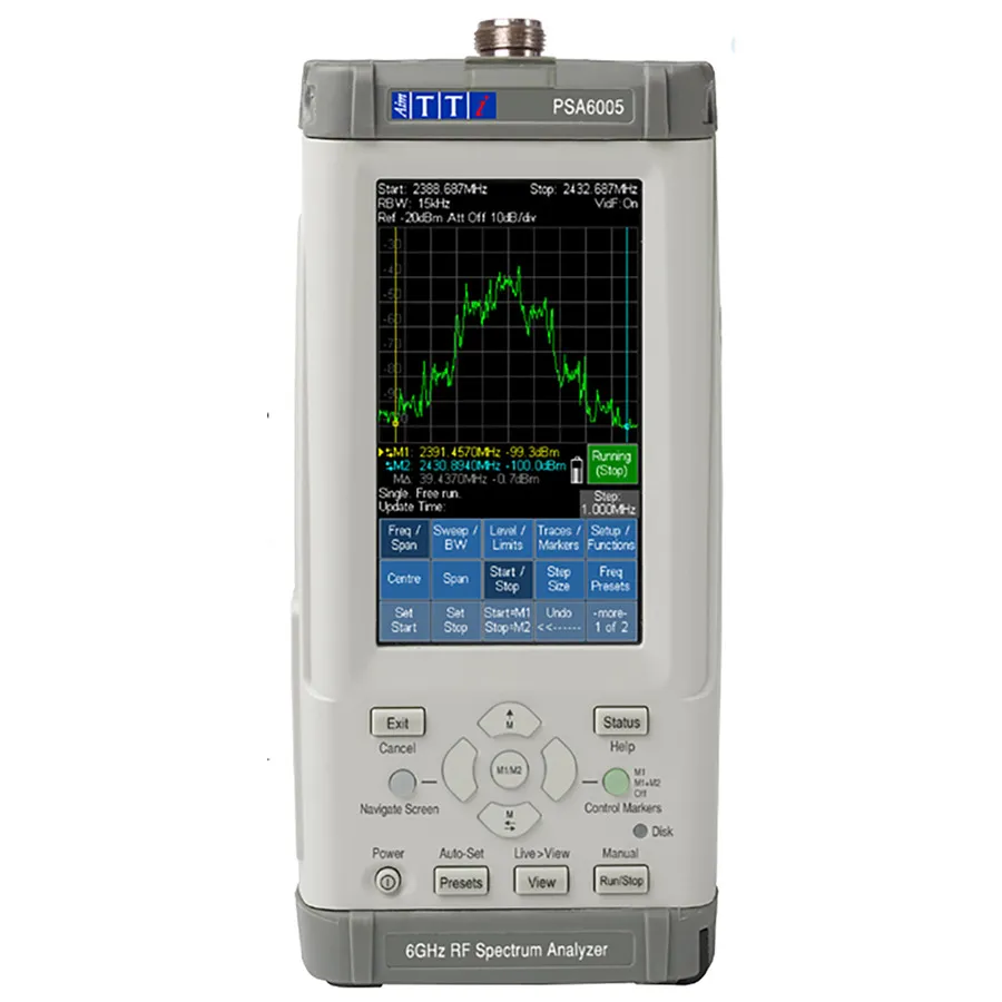 Aim TTi PSA6005USC tragbarer HF-Spektrumanalysator