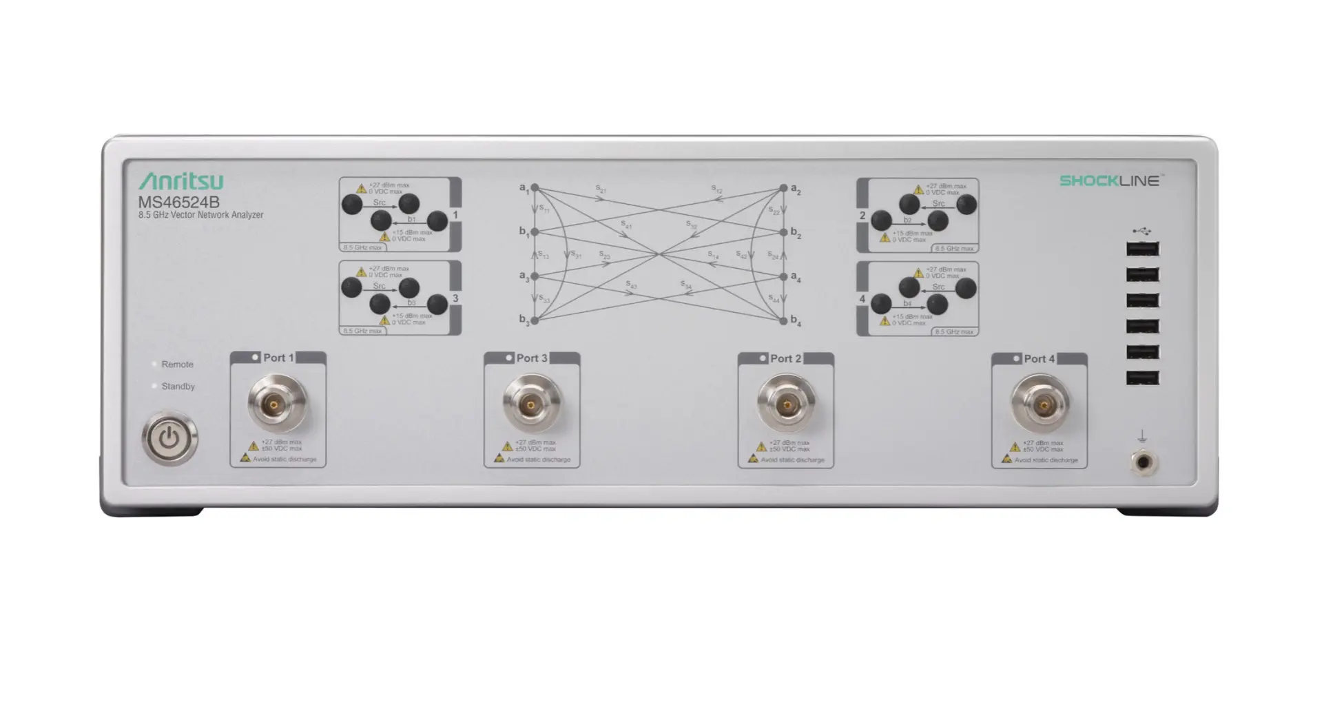 Anritsu MS46524B 4-Port Vektor-Netzwerkanalysator