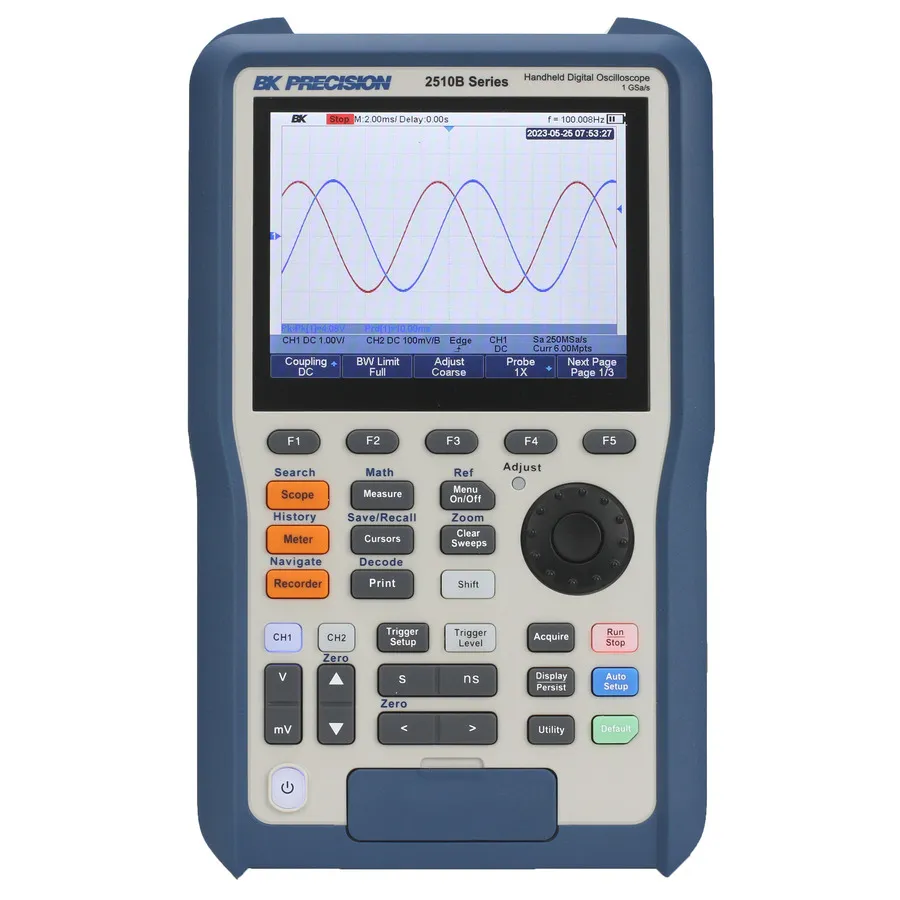 B&K Precision 2512B tragbares Digital-Speicher-Oszilloskop