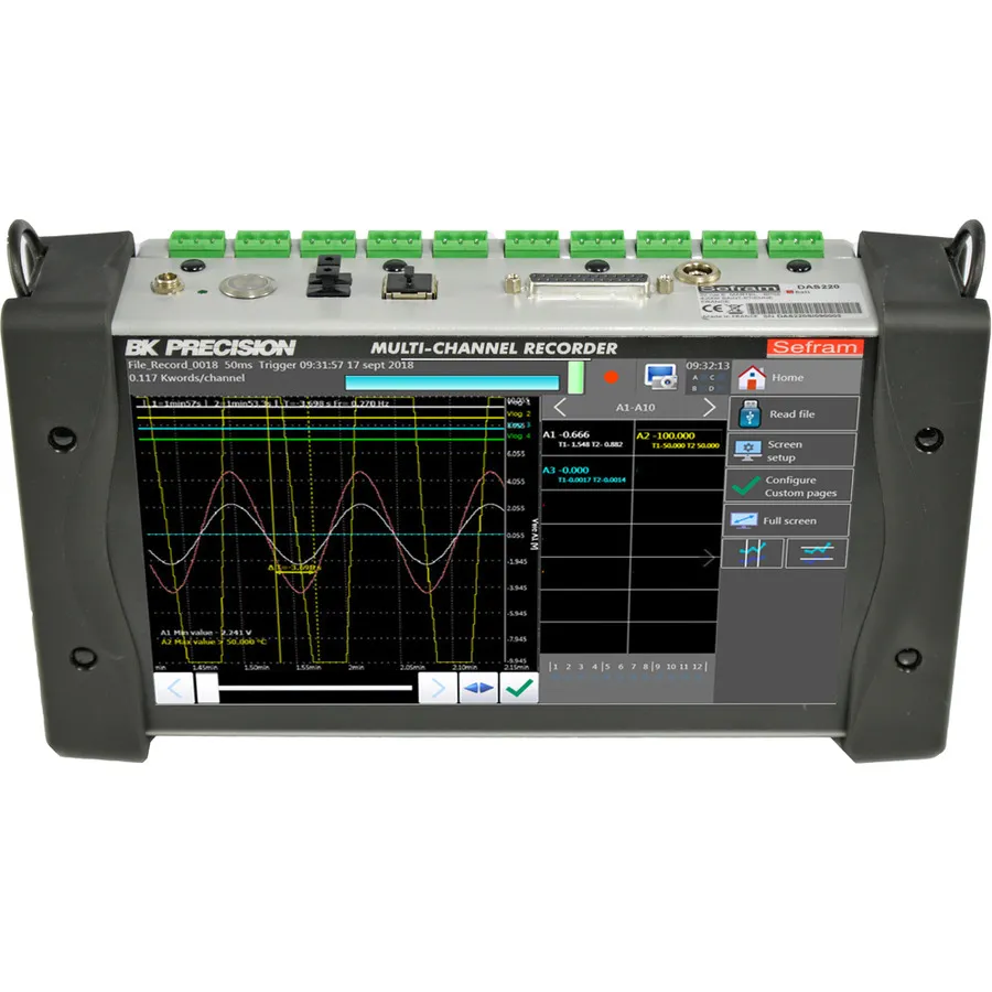 B&K Precision DAS220 tragbarer Datenrekorder
