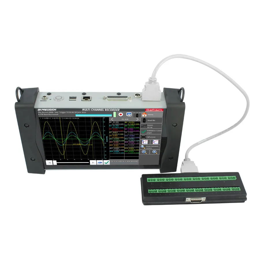 B&K Precision DAS240-BAT tragbarer Multi-Kanal-Datenrekorder