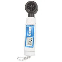 Control Company 3652 nachverfolgbares Flügelrad-Anemometer mit Thermometer