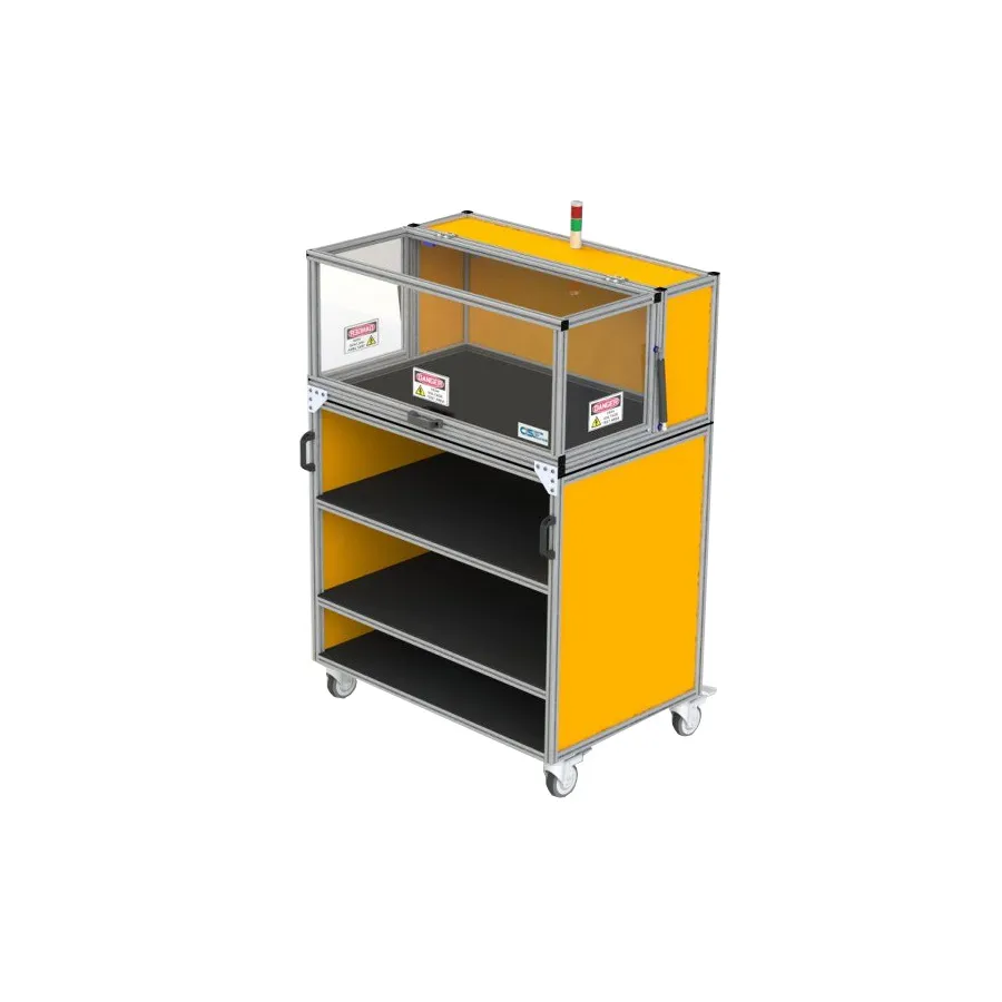 Cortek SE-3624CT Hochspannungs-Sicherheitsgehäuse-Wagen