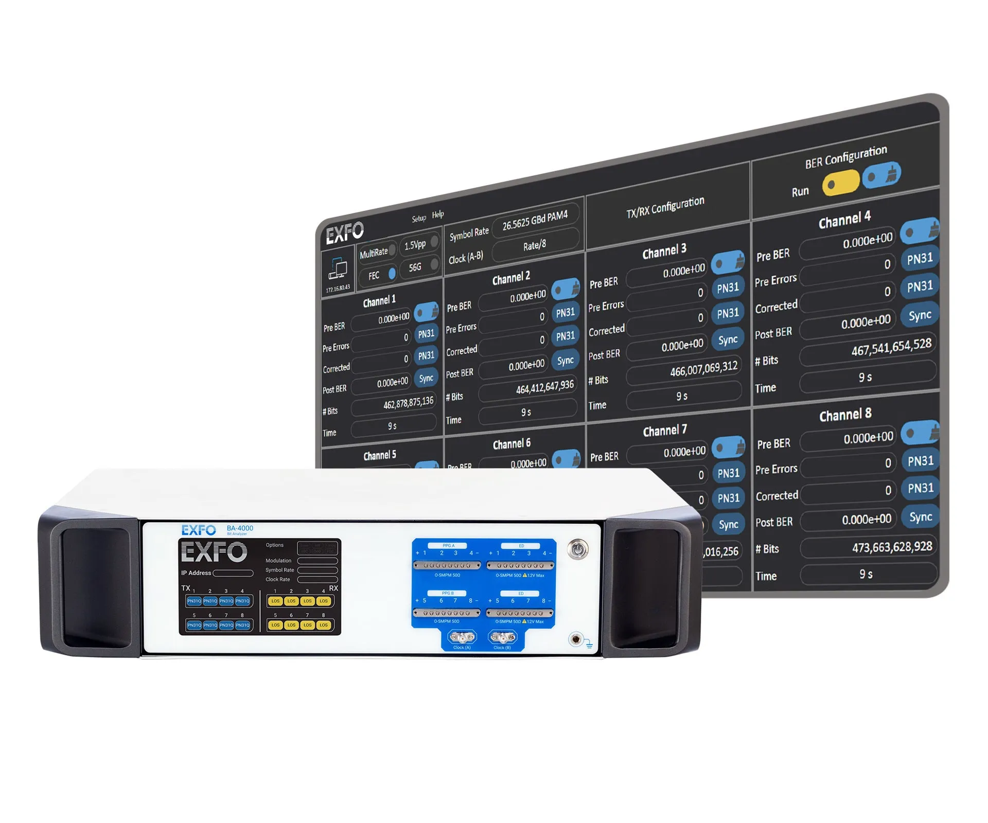 EXFO BA-4000-8-56-PAM Bit-Analysator