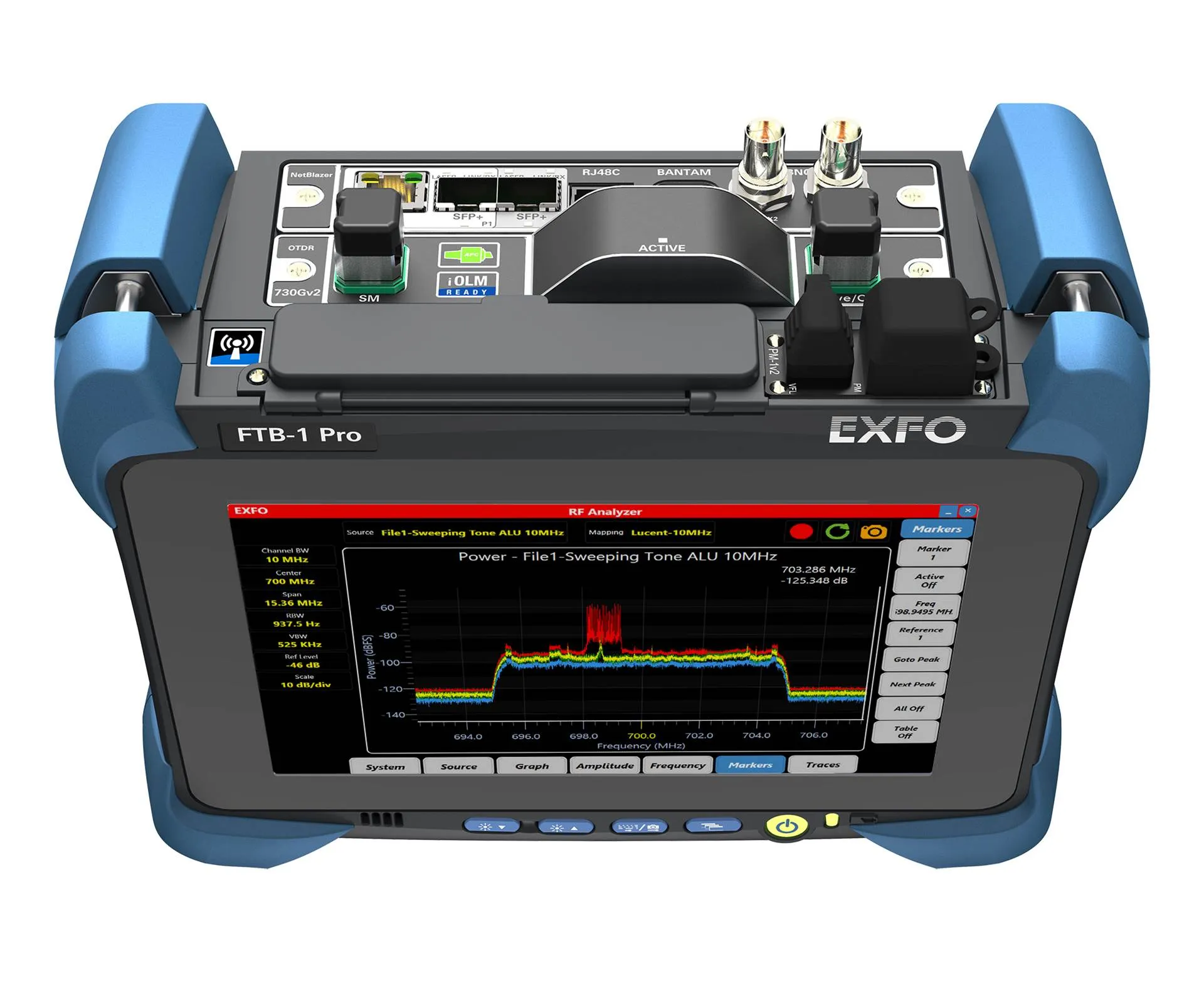 EXFO FTB-730GV2-SM8 10G tragbarer Netzwerk-Tester