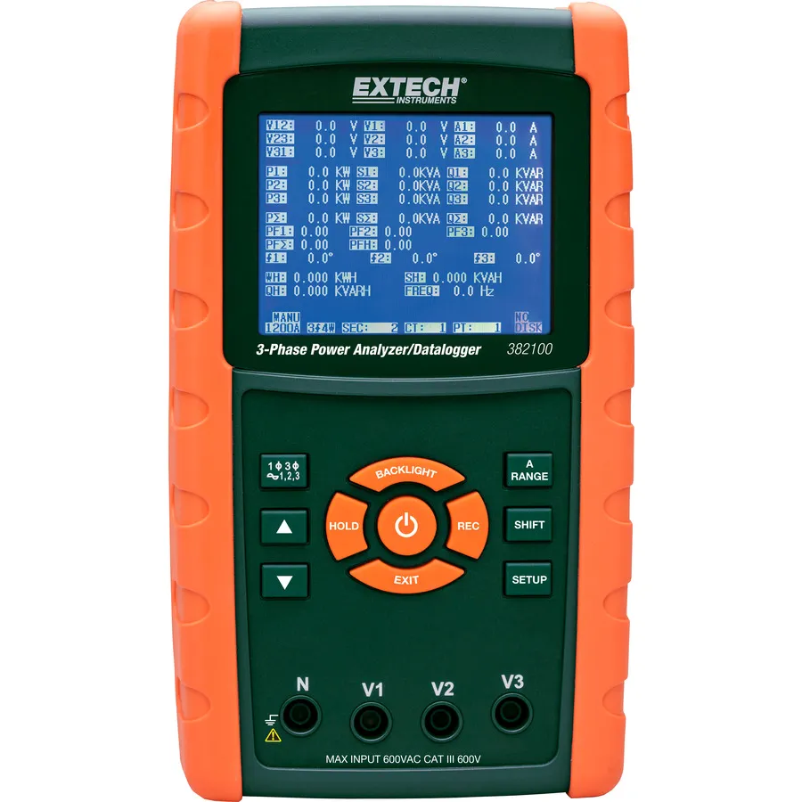 Extech 382100 Stromanalysator/Datenlogger