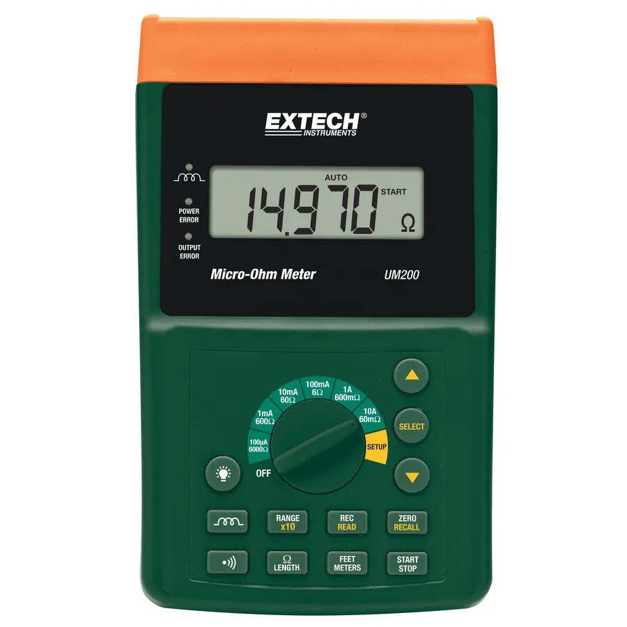 Extech UM200-NIST Mikro-Ohm-Messgerät