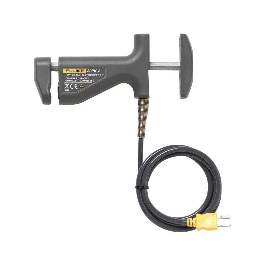 Fluke 80PK-8 Typ-K Rohrklemmen-Temperaturmesssonde