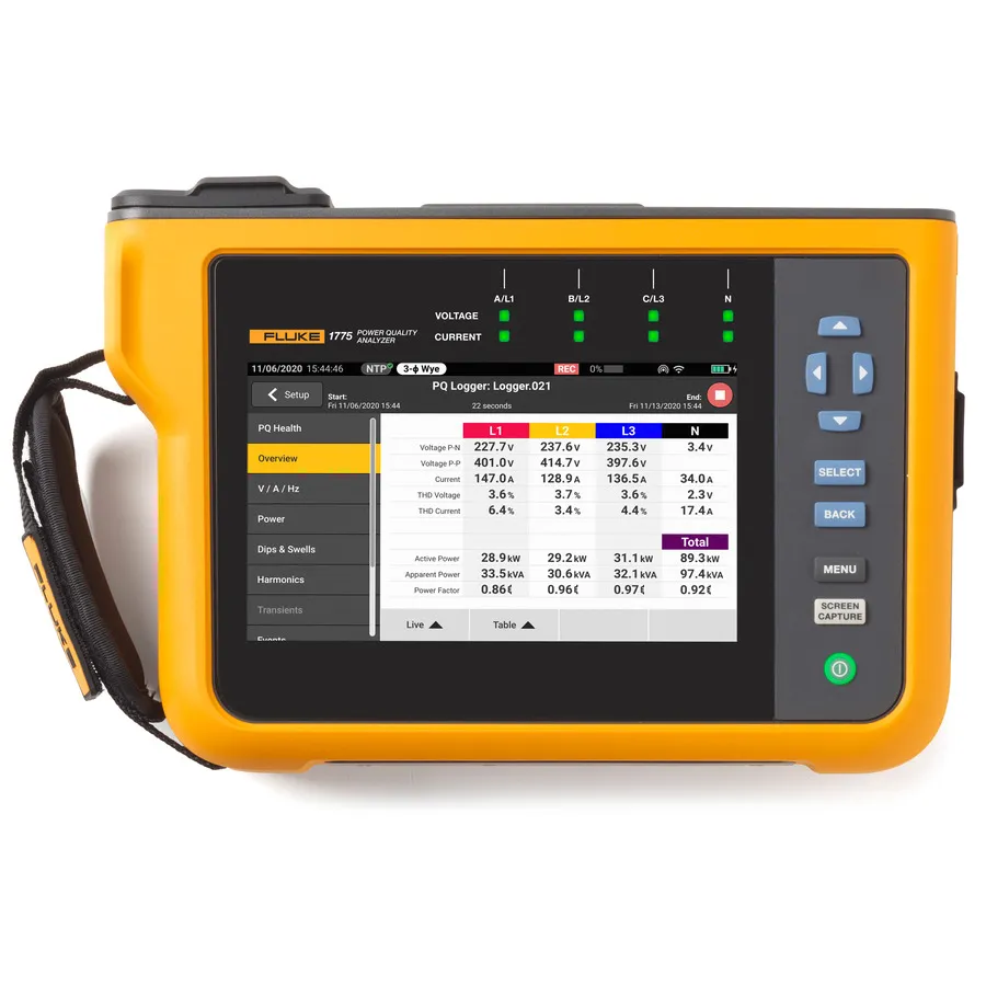 Fluke FLUKE-1775 Stromqualitäts-Analysator