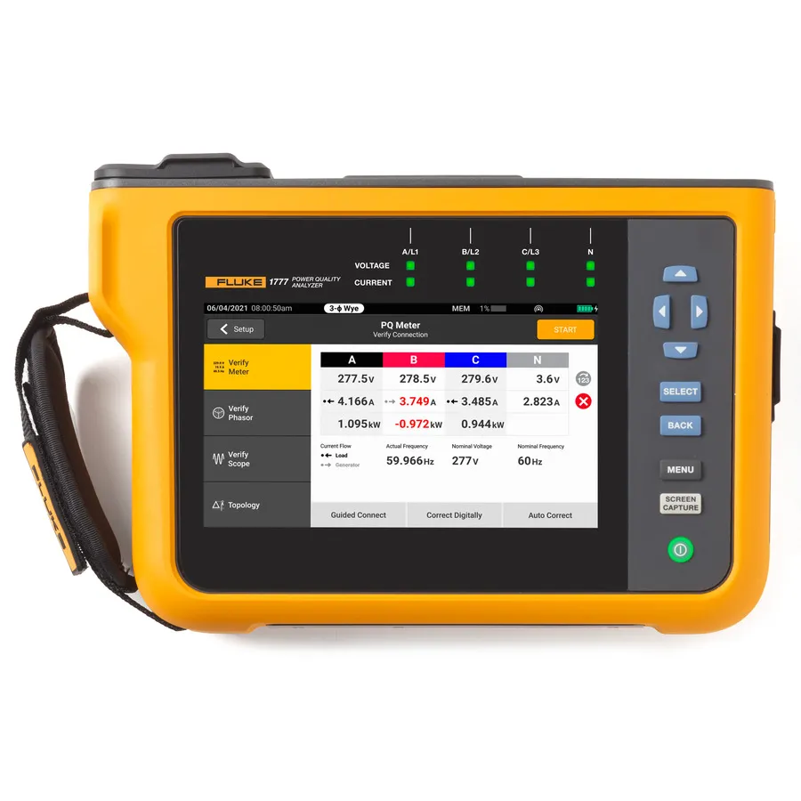 Fluke FLUKE-1777/BASIC Dreihasen-Stromqualitätsanalysator