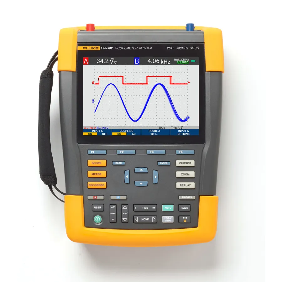 Fluke 190-502-III-S Handheld Oscilloscope
