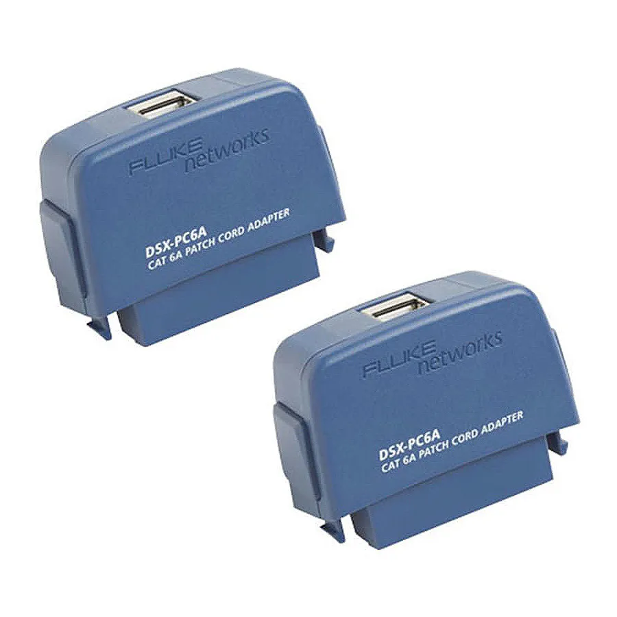 Fluke Networks DSX-PC6AS Cat 6A Patchkabel-Adapter-Set