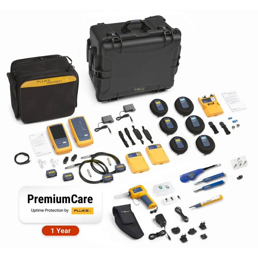 Fluke Networks DSX2-8000OI/GLD Versiv Kabel- und Faseranalysator