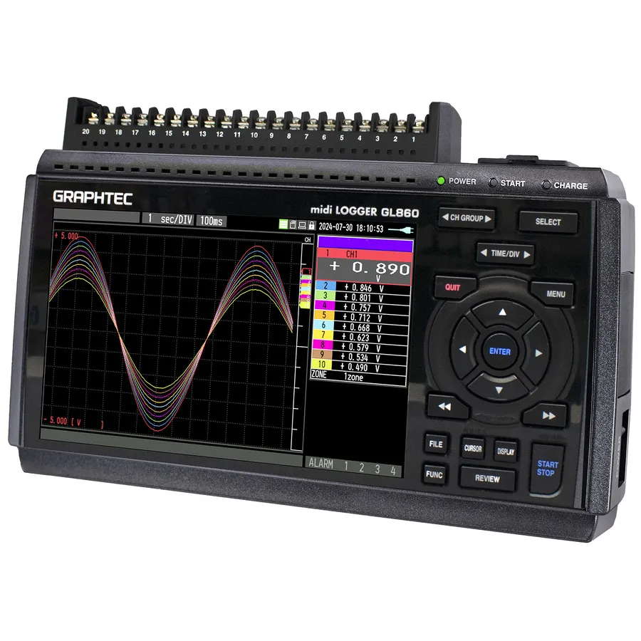 Graphtec GL860 Multi-Kanal-Datenlogger