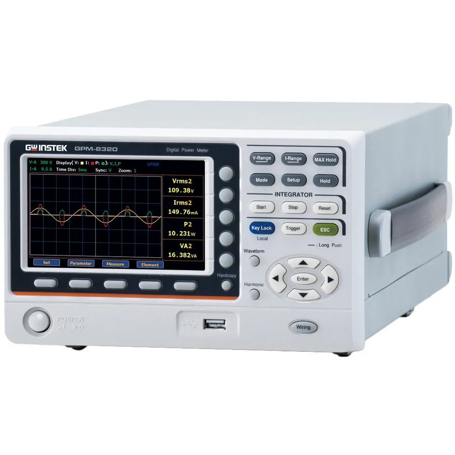 GW Instek GPM-8320 (GPIB+DA12) digitales AC-Leistungsmessgerät