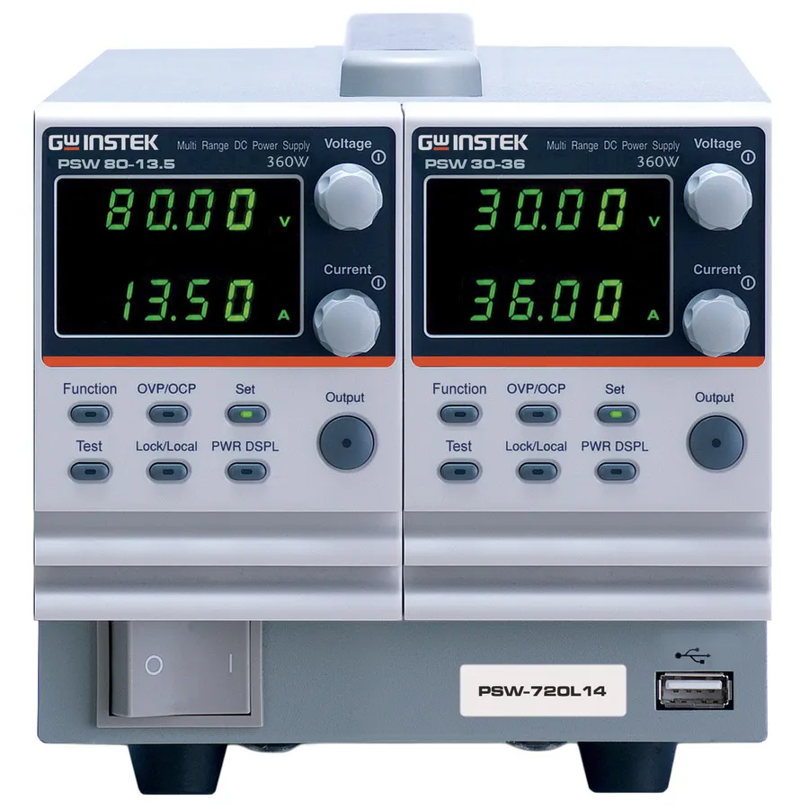 GW Instek PSW-720L55 Zweikanal-Stromversorgung