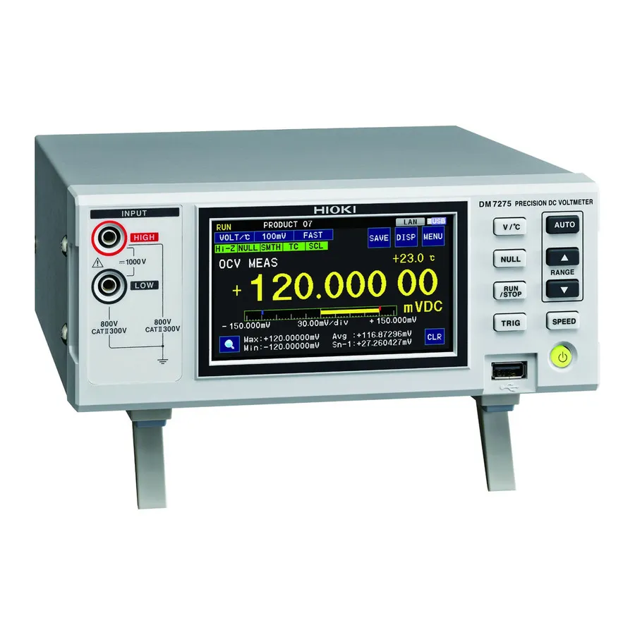 Hioki DM7275-01 Präzisions-Gleichspannungs-Voltmeter