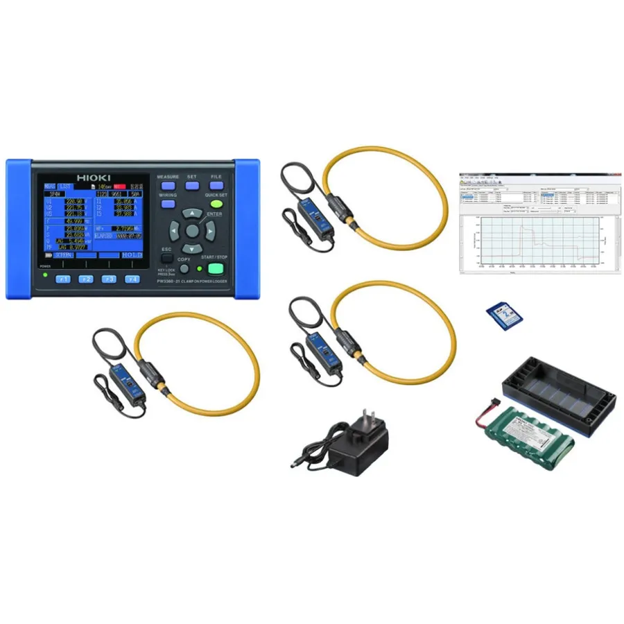 Hioki PW3360-21/5000PRO-7IN KIT Leistungsanalysator