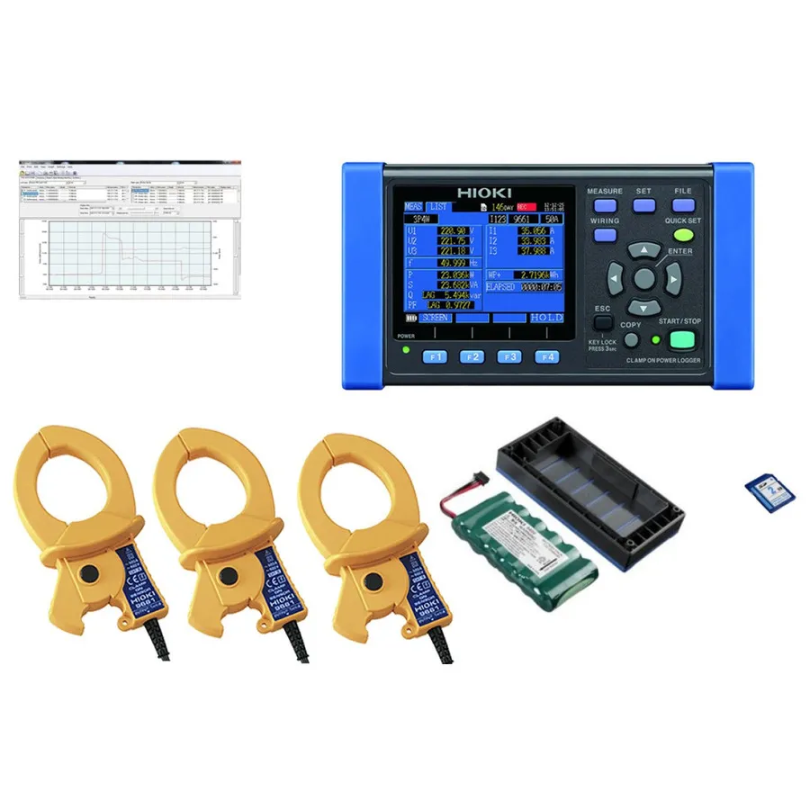Hioki PW3360-21/500Pro KIT Leistungsanalysator