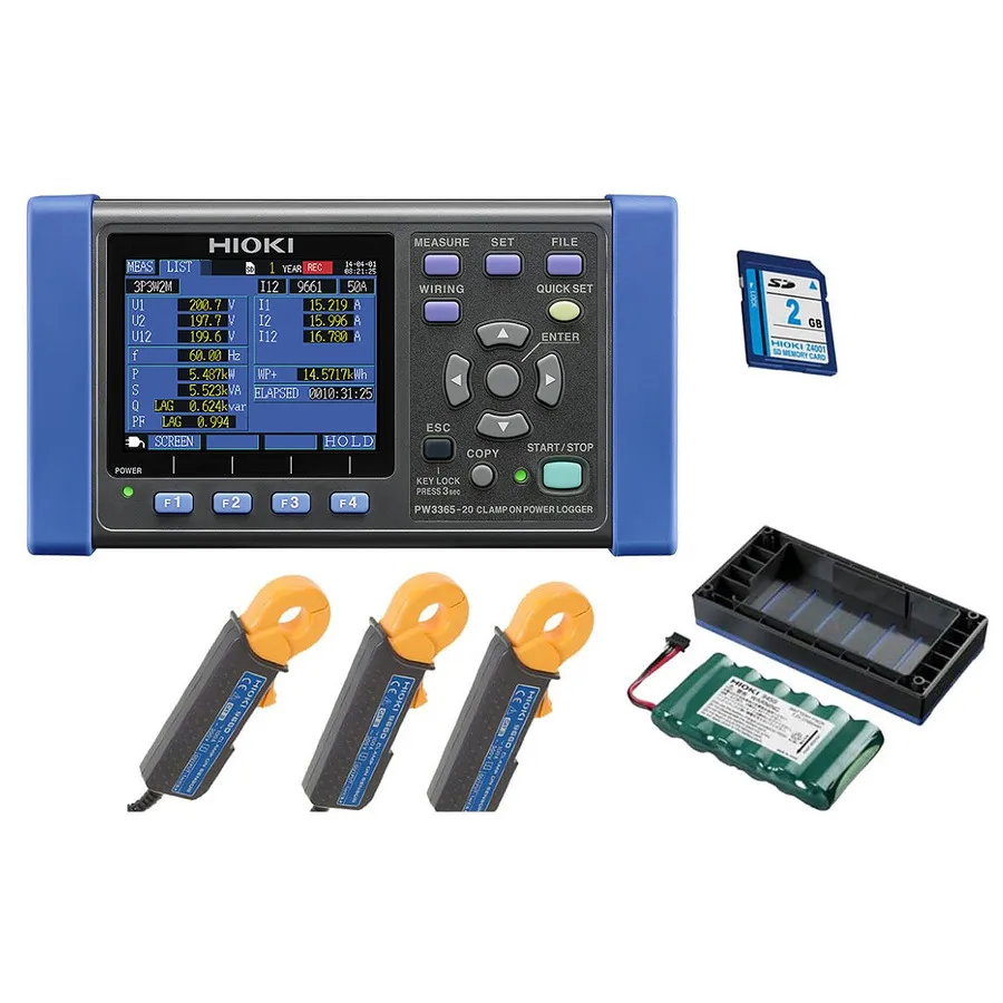 Hioki PW3365-20/100Pro KIT Leistungsdatenlogger