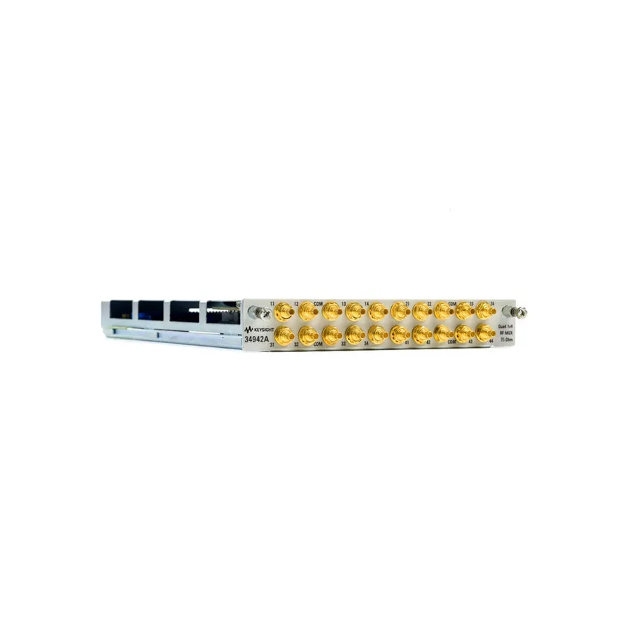 Keysight 34942A Quad 1x4 75 Ohm RF-Multiplexer