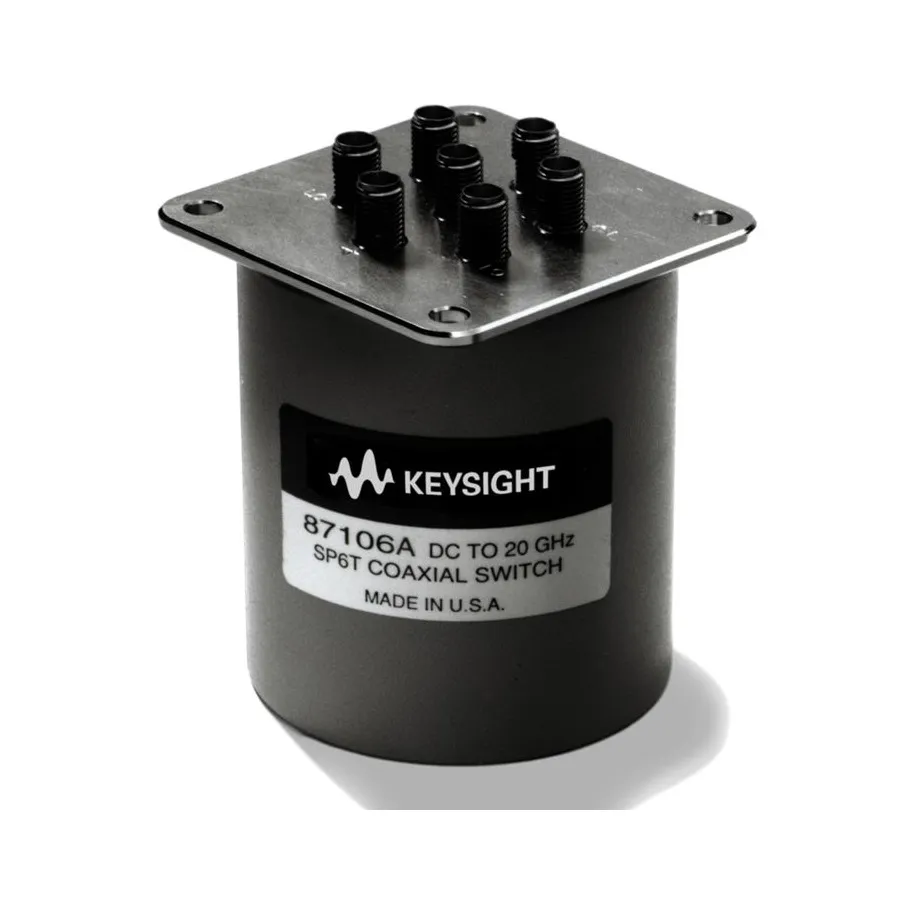 Keysight 87106A/T24/161 Mehrport-Koaxialschalter