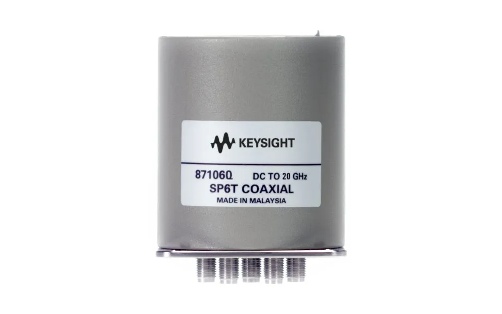 Keysight 87106Q SP6T Koaxialschalter