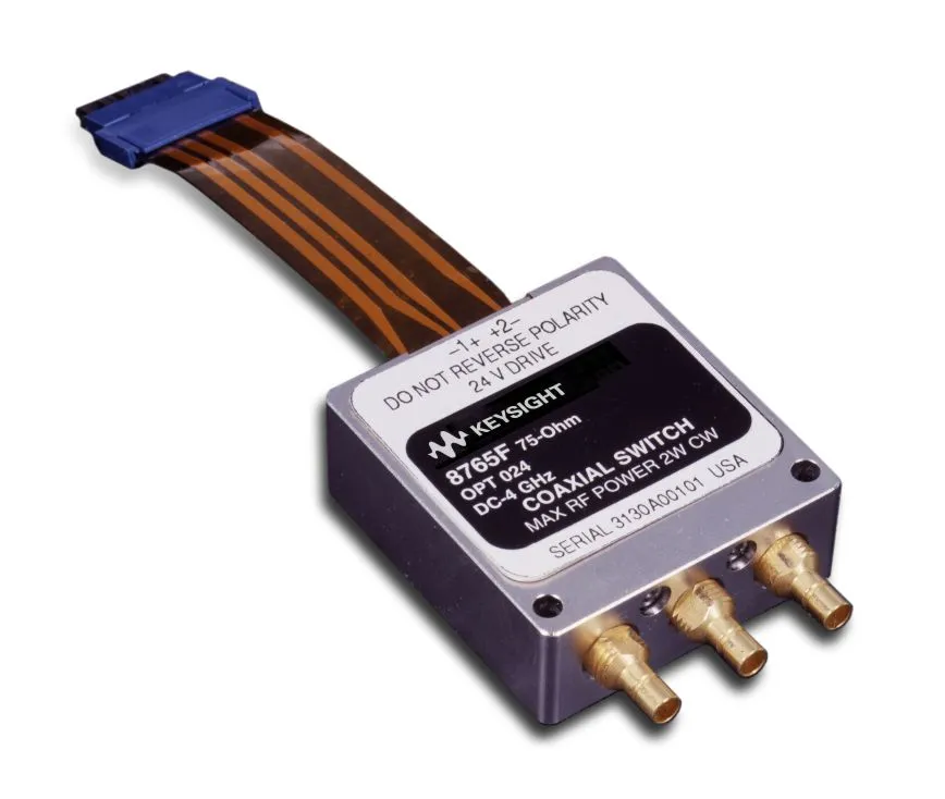 Keysight 8765F 75-Ohm-Koaxialschalter