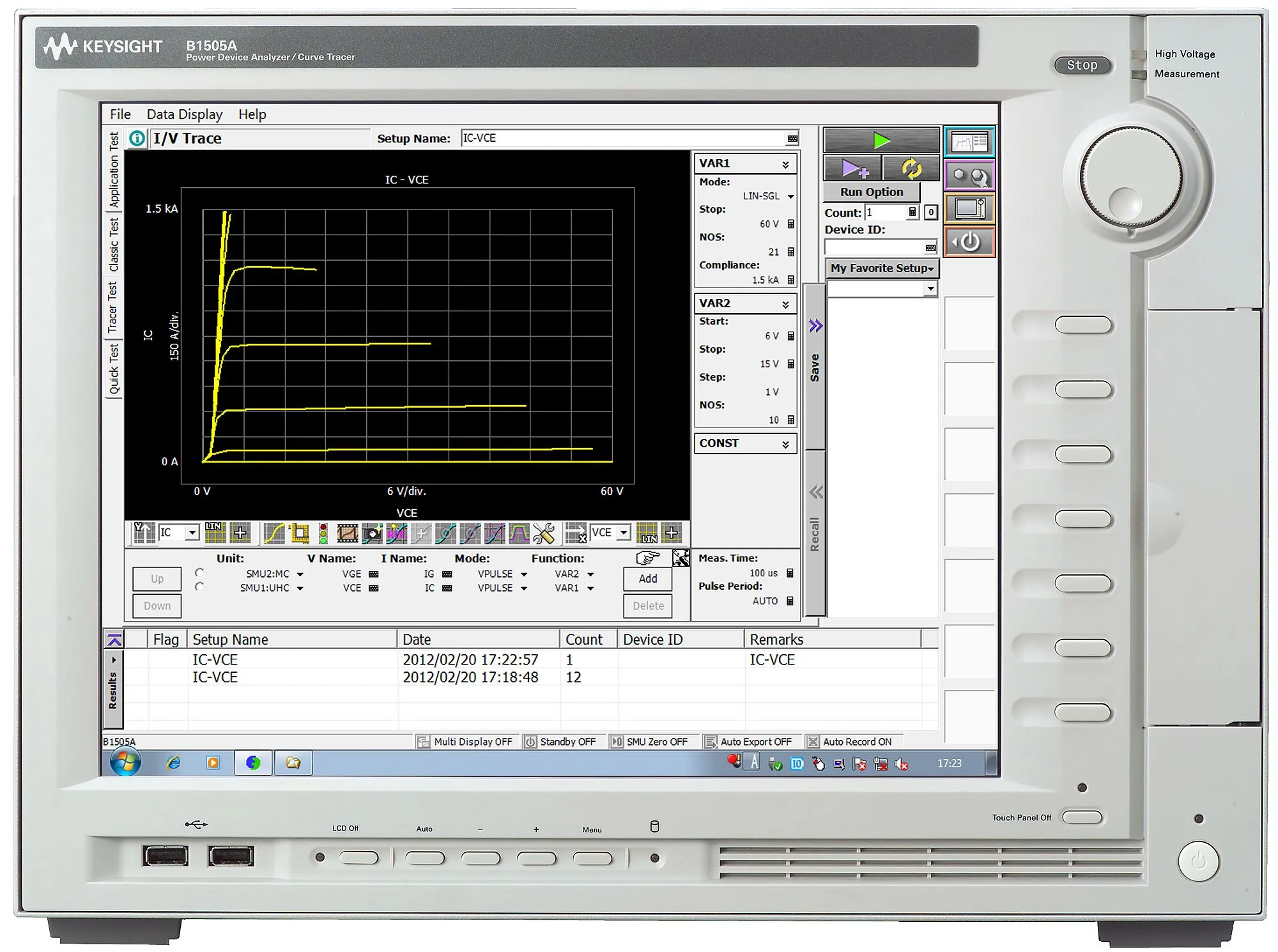 Keysight B1505A Leistungsgeräteanalysator