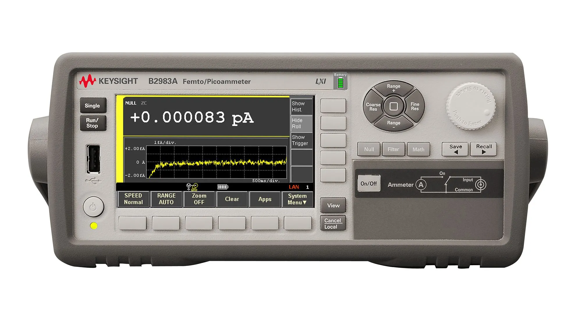Keysight B2983A Femto-/Pikoammeter