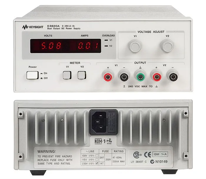 Keysight E3620A Dual Output DC Stromversorgung