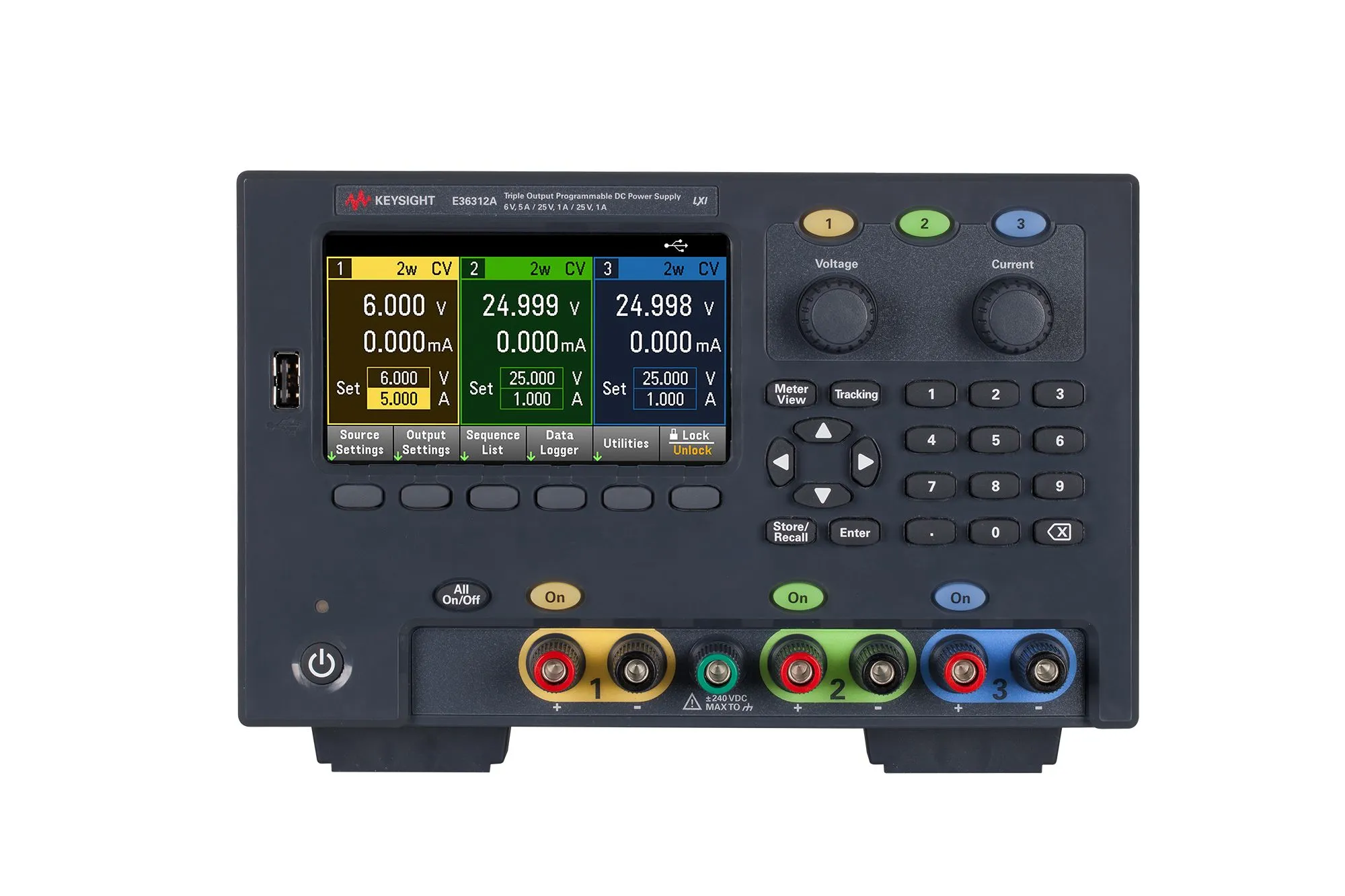 Keysight E36312A Dreifach-Ausgangs-Gleichstromversorgung