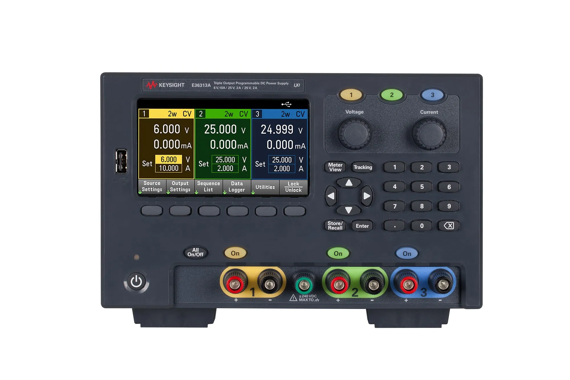 Keysight E36313A Dreifach-Ausgangs-Gleichstromversorgung