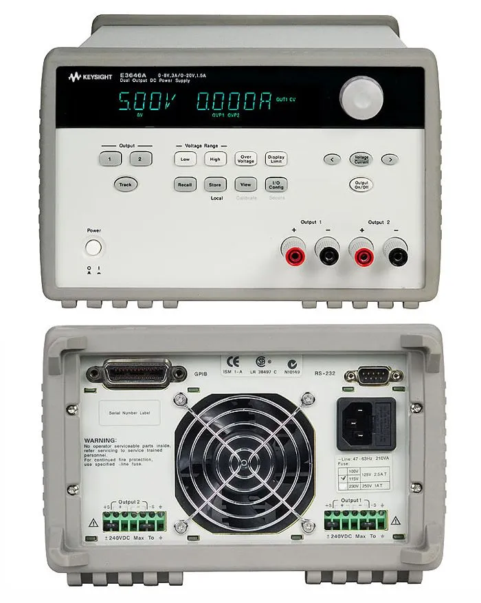 Keysight E3646A DC-Netzteil