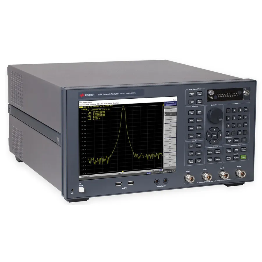 Keysight E5071C ENA Vektornetzwerkanalysator (4-Port, Zeitbereich, hohe Stabilität)