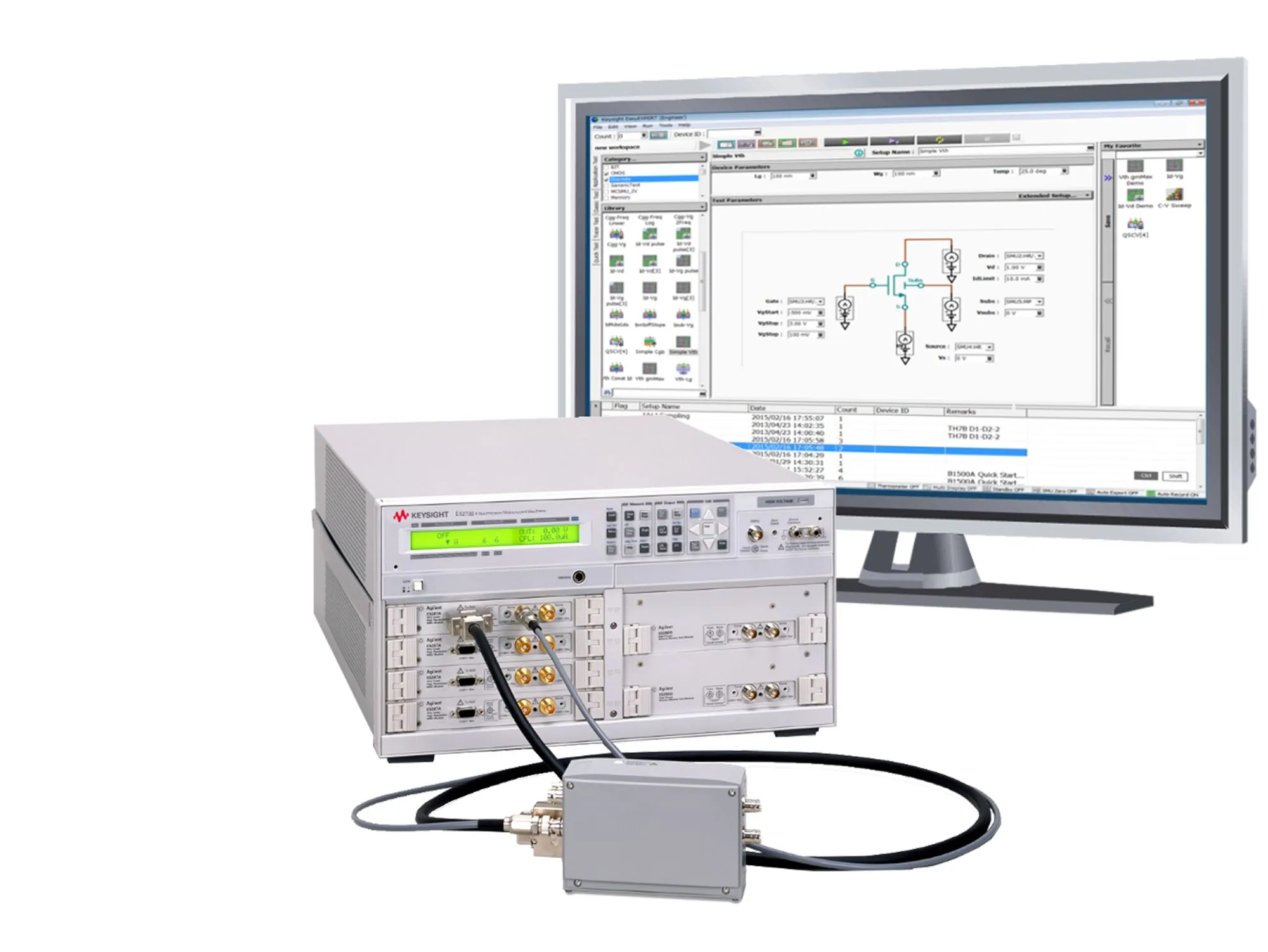 Keysight E5270B Präzisions-IV-Analysator