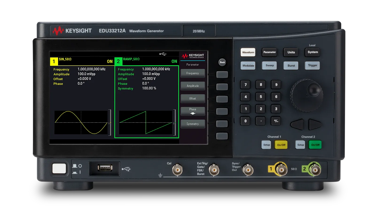 Keysight EDU33212A Dual-Channel-Funktions-/Arbiträr-Wellenformgenerator