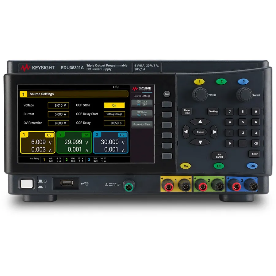 Keysight EDU36311A Dreifach-Ausgangs-DC-Stromversorgung