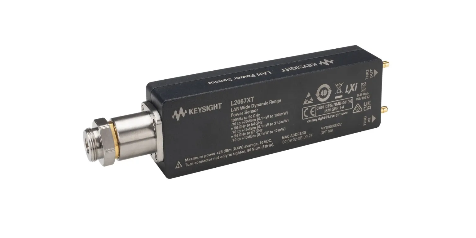 Keysight L2067XT Hochdynamik-Spitzenleistungs- und Durchschnittsleistungssensor