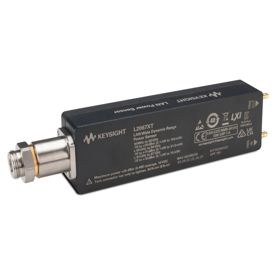 Keysight L2067XT/100/U2037A Thermische Vakuumkompatibilität Leistungssensor