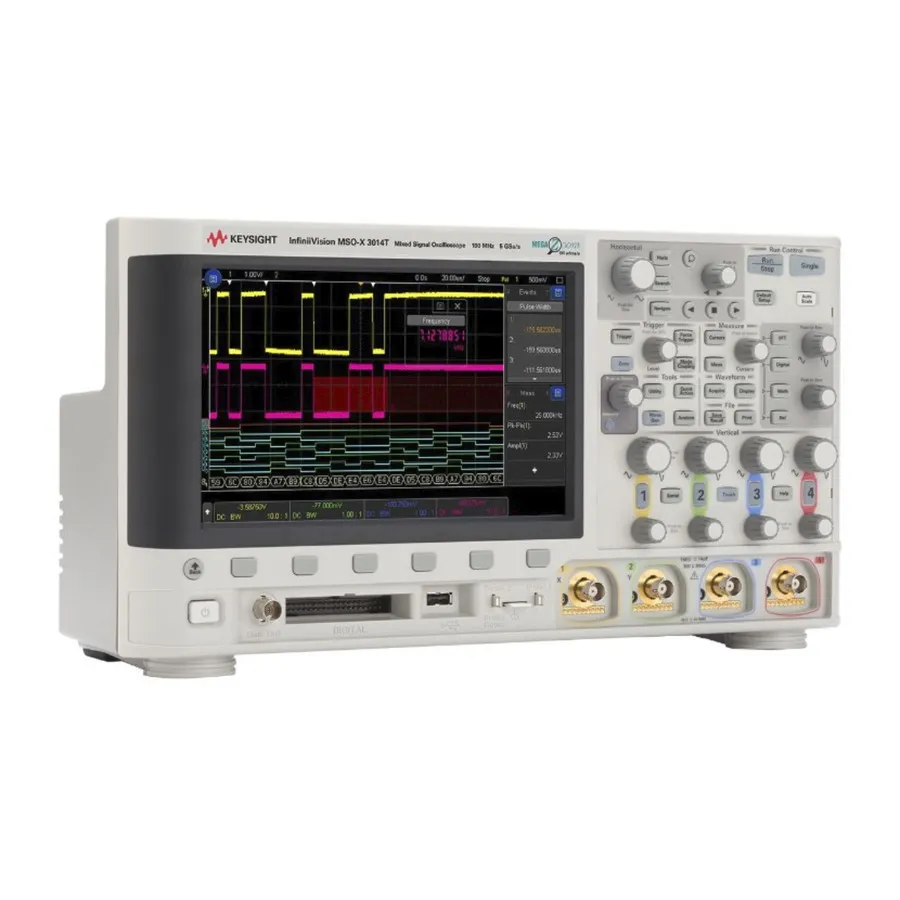 Keysight MSOX3014T Mischsignal-Oszilloskop