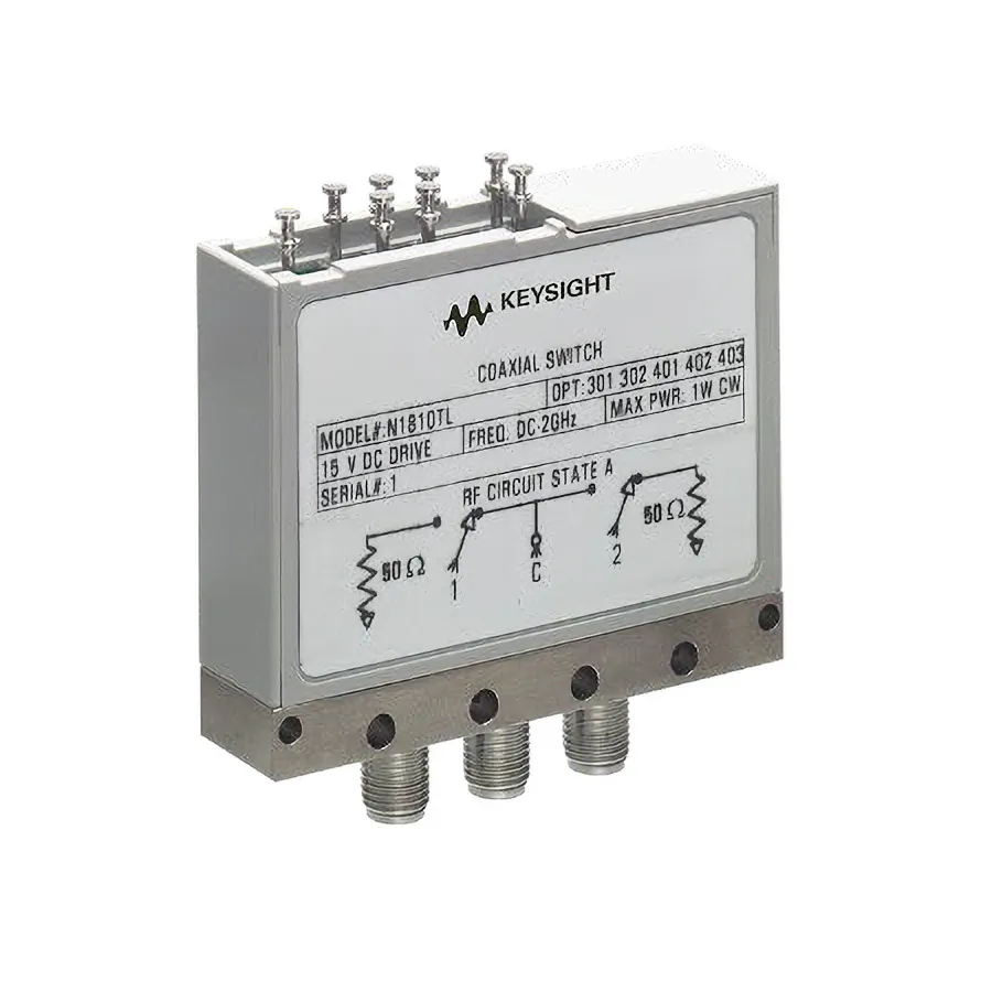 Keysight N1810TL 4GHz Rasterschalter mit Koaxialstecker