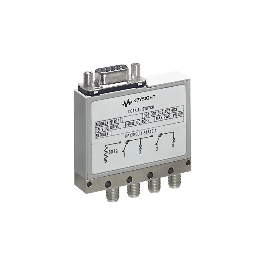 Keysight N1811TL/026/124/202 Rasterschalter mit Koaxialstecker