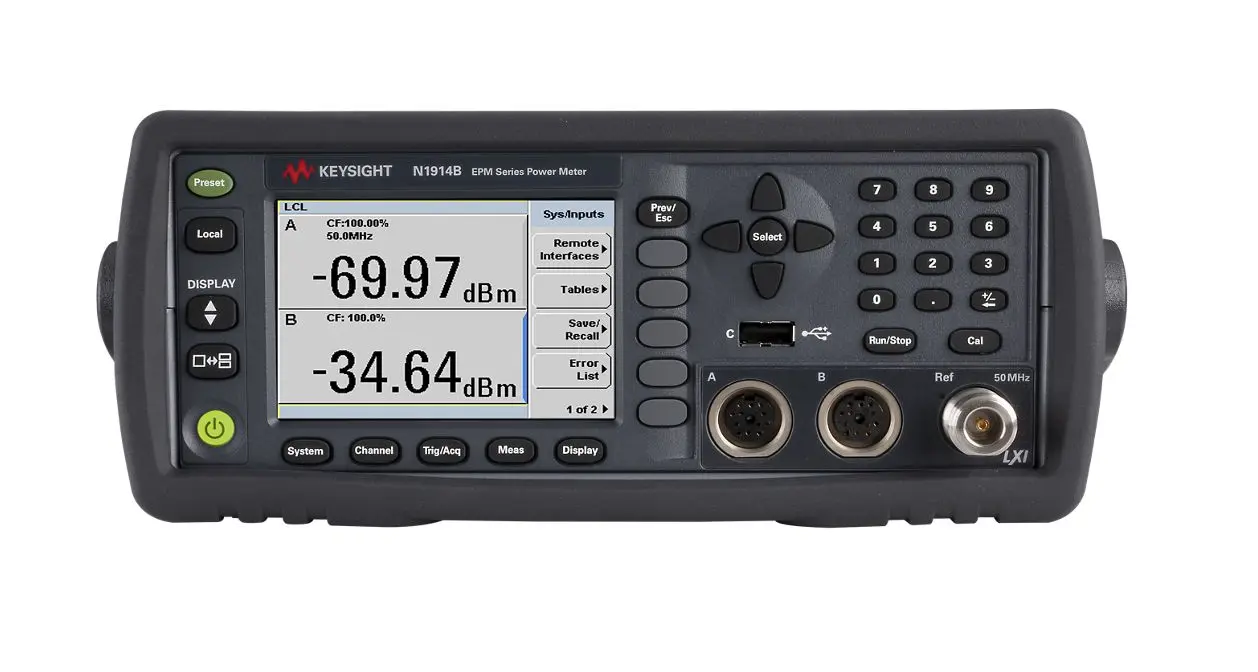 Keysight N1914B Zweikanal-Leistungsmessgerät
