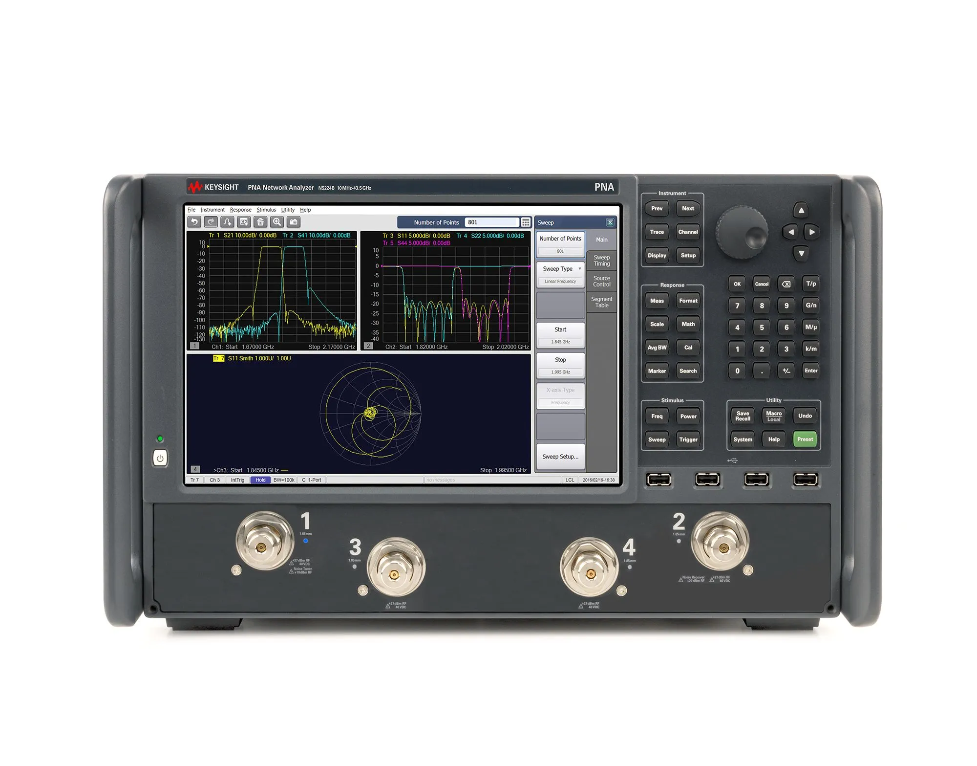 Keysight N5224B Mikrowellen-Netzwerkanalysator