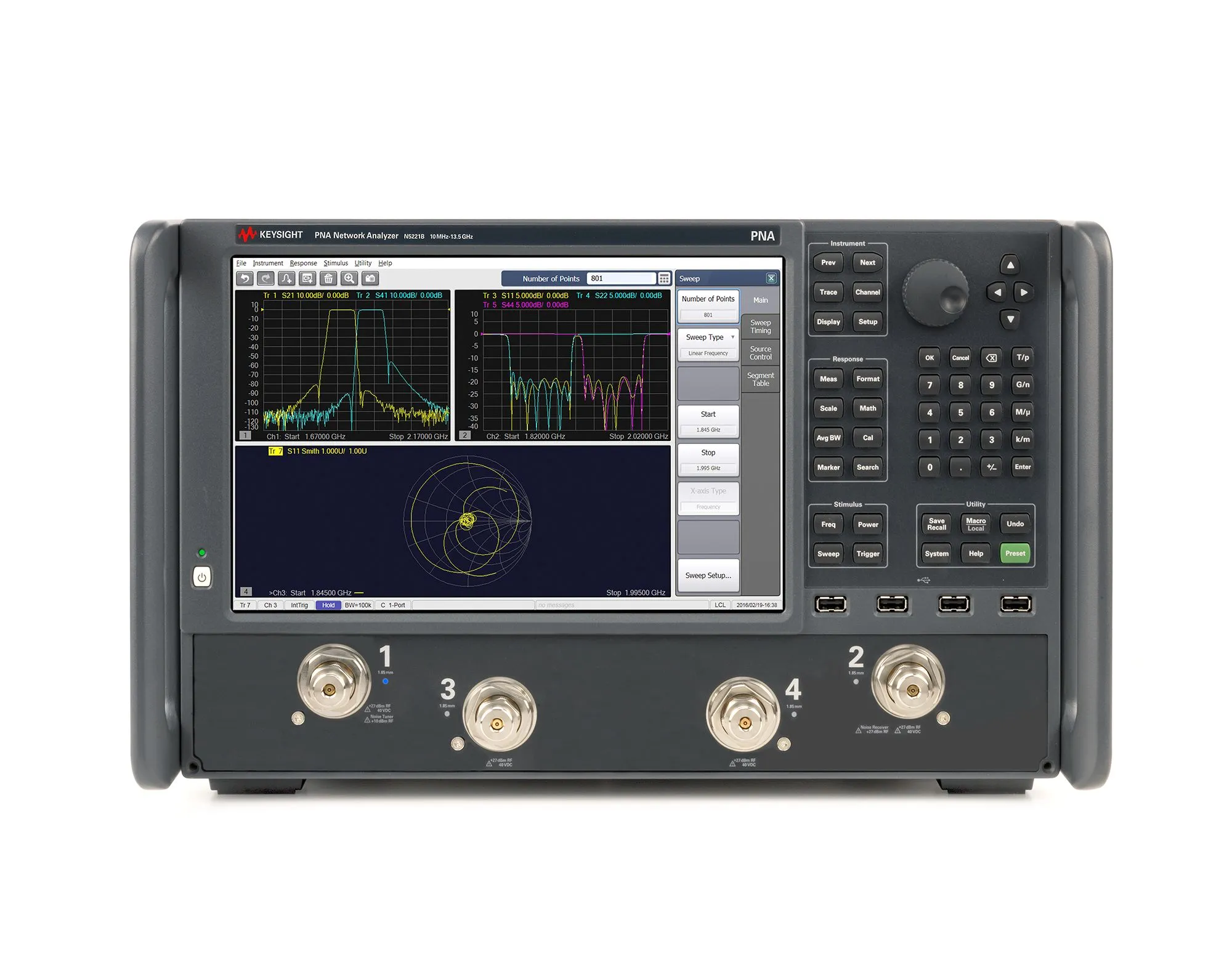 Keysight N5227B PNA-Mikrowellen-Netzwerkanalysator