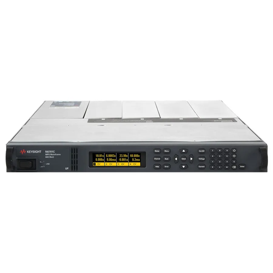 Keysight N6701C Modulares Stromversorgungssystem Mainframe mit Rackmontage-Kit